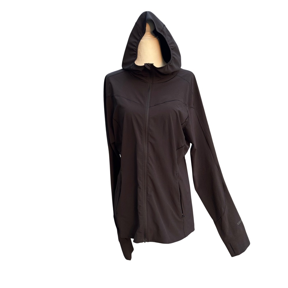 lululemon athletica Black Hooded Lightweight Jacket